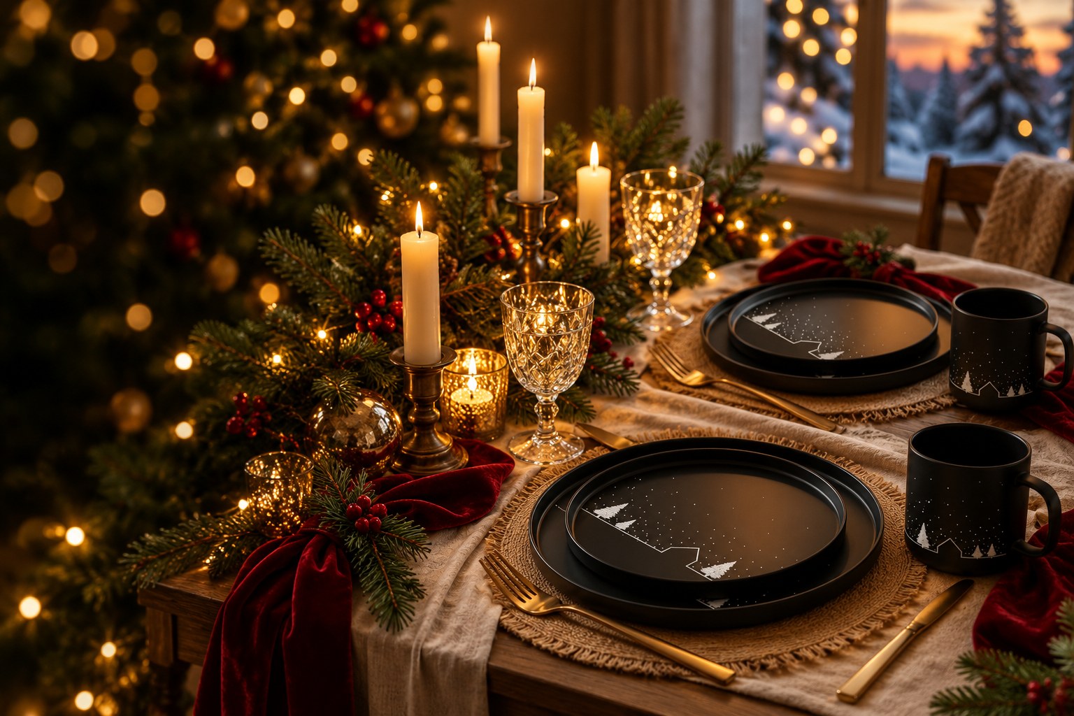 Idee de cadou de Crăciun: o masă festivă cu colecția Vinter