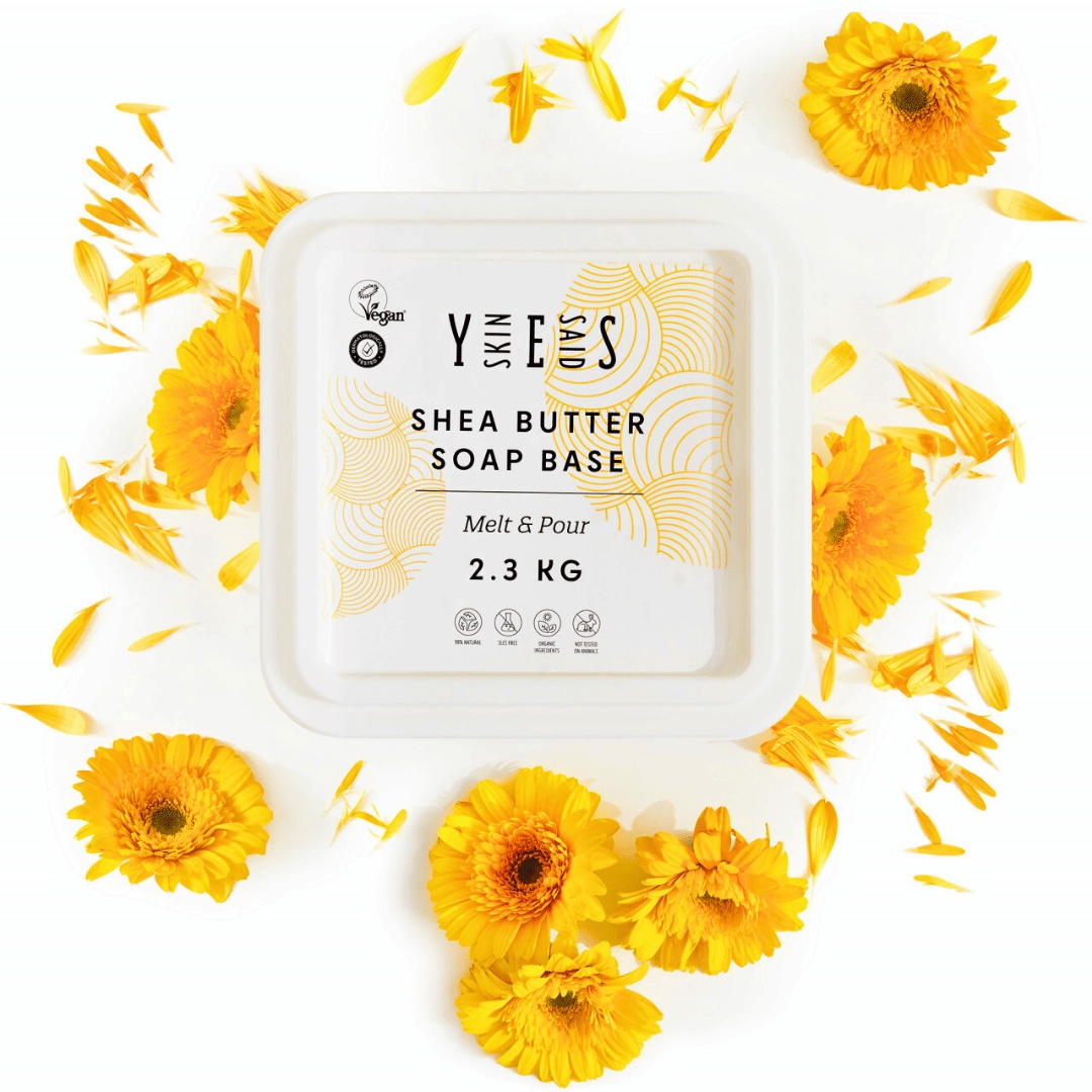 Baza de sapun cu unt de Shea, Skin Said Yes, Melt & Pour, solid, 2.3 Kg, organic si natural, pentru toate tipurile de piele, testat dermatologic