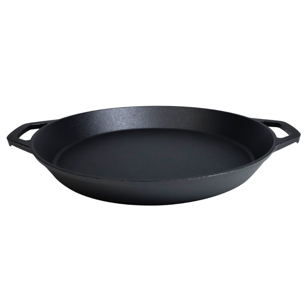 Tigaie adanca rotunda din fonta cu manere, Crucible Cookware, 40cm - 2 | YEO