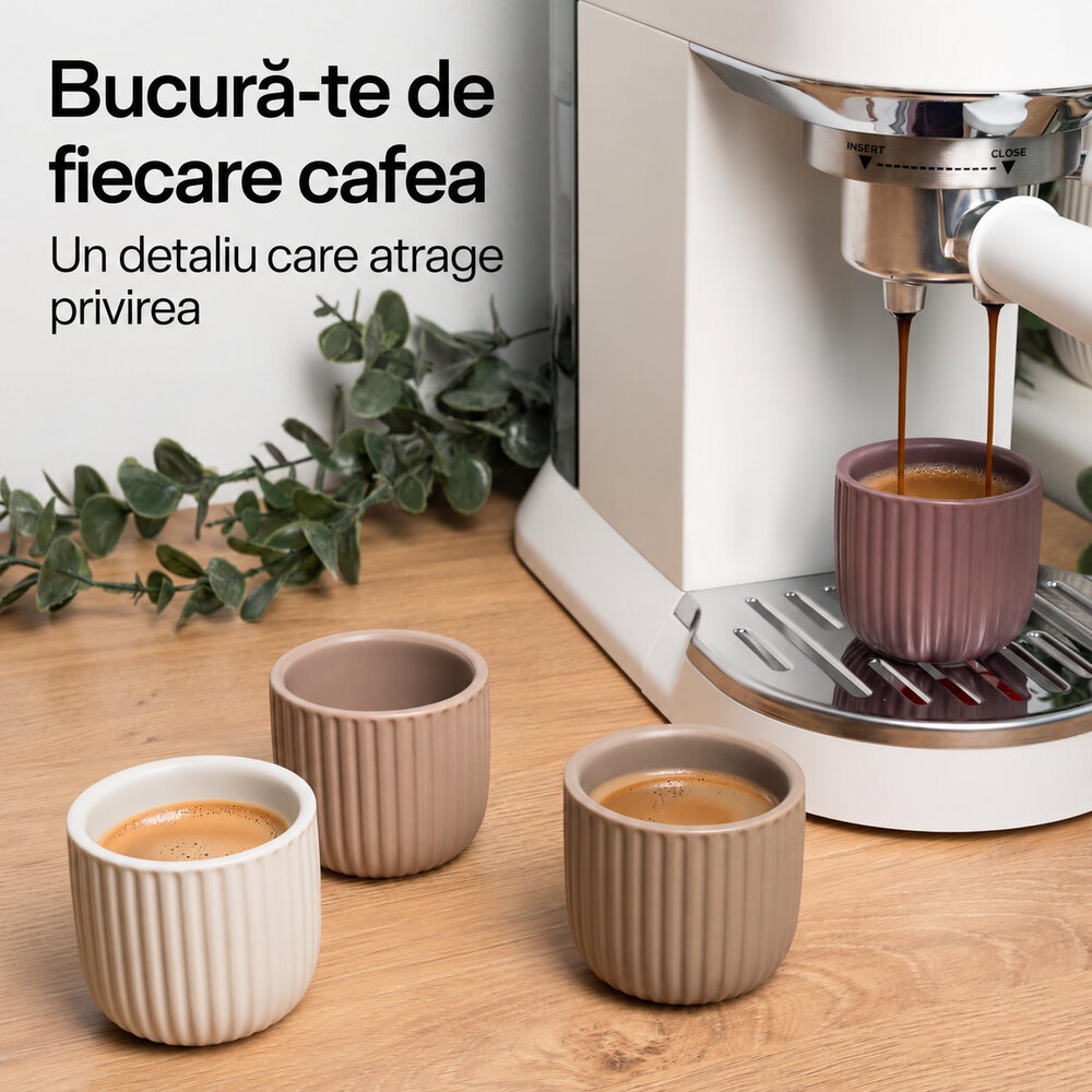 Cești în utilizare MIAMIO Senita Beige Canyon, 80 ml