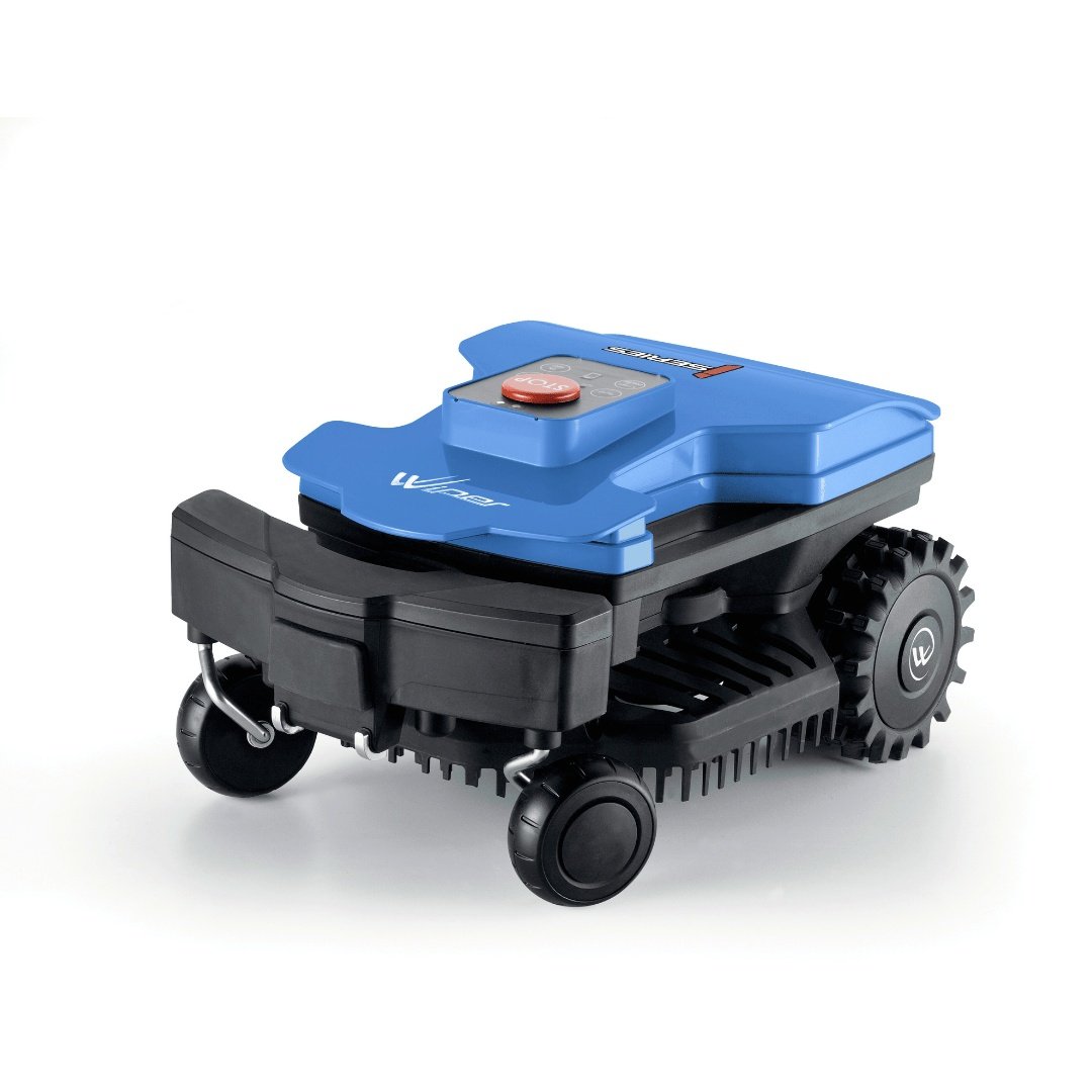 Robot de tuns gazon, Wiper Premium I70, cu fir perimetral, control Bluetooth prin aplicatia 