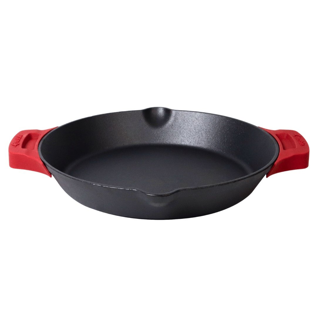 Tigaie adanca rotunda din fonta cu manere, Crucible Cookware, 26 cm - 2 | YEO