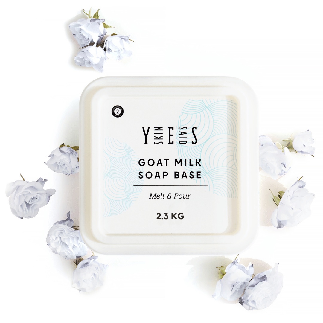 Baza de sapun cu lapte de capra, Skin Said Yes, Melt & Pour, solid, 2.3 Kg, organic si natural, pentru toate tipurile de piele, testat dermatologic