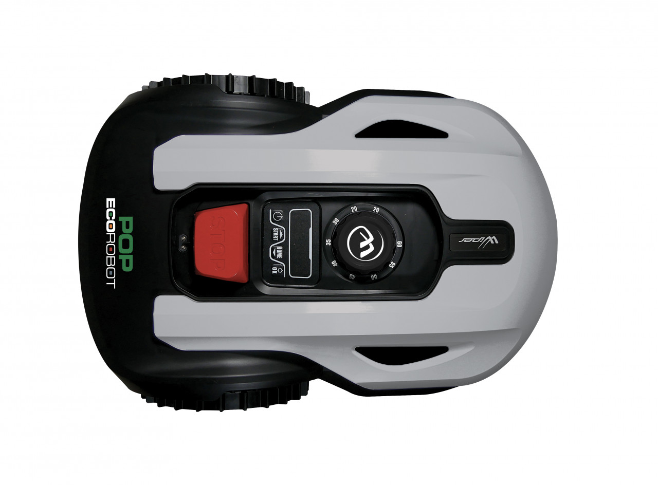 Robot de tuns gazon, Wiper POP5S, cu fir perimetral, control Bluetooth+WI-FI prin aplicatia 