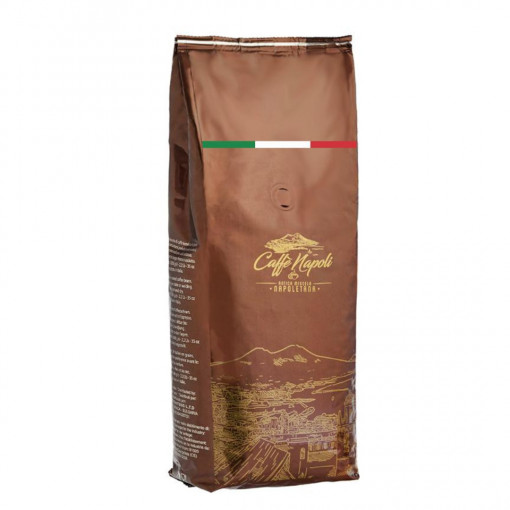 Cafea Boabe artizanala, Caffé Napoli, SpaccaNapoli, 30% Arabica 70% Robusta, 1 Kg
