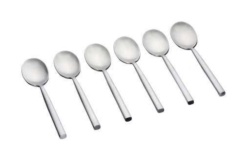 Set 6 lingurițe cafea NILS, oțel inoxidabil, design elegant, argintiu mat