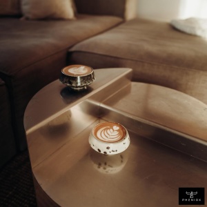 Cesti barista pentru cappuccino, Barista, ceramica stoneware, set 2 x 150 ml - Img 6