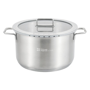 Oala inox cu capac strecurator, Vita Collection, Full Induction 5x, interior gradat - Img 5