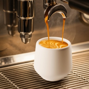 Set 4 Cesti cafea Espresso, colectia Luxe, ceramica, alb, 90 ml - Img 8