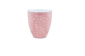 Set 6 Cani de cafea, Pattern Color, portelan, detalii manuale, 300 ml - Img 3