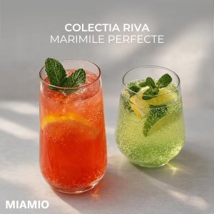 Set 6 pahare Riva pentru apă și long drink, sticlă transparentă, H 11 cm, 420 ml - Img 7