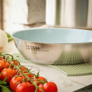Tigaie inox cu strat ceramic antiaderent Ø20cm, Lätt Home Vita, bază Full Induction - Img 8