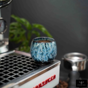 Cesti barista pentru espresso, Tibet Mini, ceramica stoneware, set 5 x 100 ml - Img 3