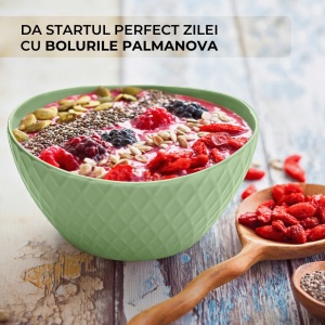 Set 6 Boluri ceramice, Palmanova, Jungle multicolor, 16x8 cm, 800 ml - Img 3