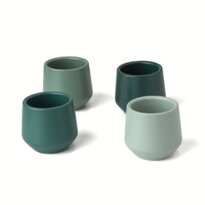 Set 4 Cesti cafea Espresso, colectia Luxe, ceramica, Evergreen, 90 ml - Img 10