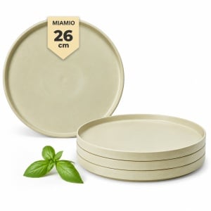 Set 4 Farfurii intinse fel principal, Sierra Sand, ceramica, 26 cm