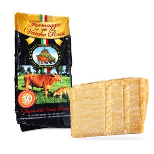 Branza italiana Formaggio Vacche Rosse, Antica Corte, maturata peste 30 luni - Img 2