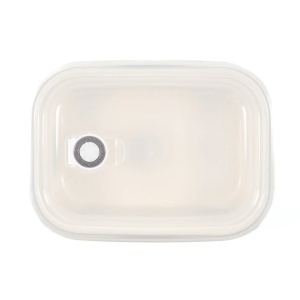 Caserola cu capac ermetic pentru depozitare alimente, Lätt Home, ceramica, verde, dreptunghiular, 1100 ml - Img 5