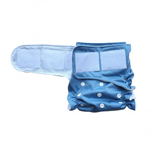 Costum chilotel de baie ELIOTT ET LOUP, cu scutec absorbant, pentru bebelusi, 0-3 ani+, imprimeu cu animalute, foca de mare, albastru