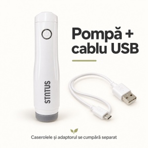 Pompa de vid electrica pentru caserole, Status BVP100, baterie reincarcabila USB, oprire automata - Img 6
