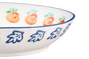 Set 4 Farfurii adanci, NAPOLI Citrus by Björn, portelan, Ø21,5cm, 90cl, Pictat manual - Img 4