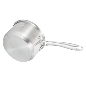 Cratita mica din inox cu maner lung, Ø16 cm, 1.5 L, Lätt Home VITA, baza Full Induction - Img 3