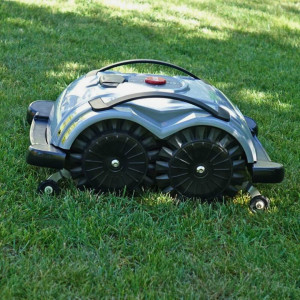 Robot inteligent de tuns gazon, Wiper EcoRobot Blitz XH4, fara fir perimetral, cu senzor de iarba, control Bluetooth prin aplicatia "My Robot Wiper", suprafata pana la 400m², panta 50%