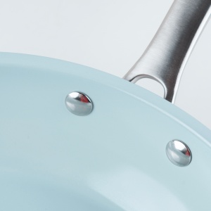 Set 2 Tigai inox cu strat ceramic antiaderent Ø20 + Ø28 cm, Lätt Home Vita, baza Full Induction - Img 6