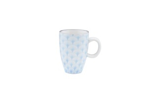 Set 6 Cesti de espresso, PATTERN Pastel, portelan, 90 ml, multicolor - Img 3