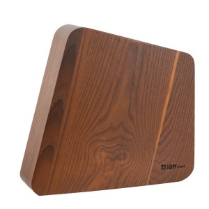 Suport pentru 5 Cutite din lemn de frasin, Lätt Home Skärpa, 22,5 × 7 × 23 cm