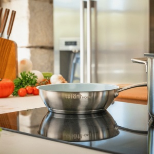Tigaie inox cu invelis ceramic antiaderent, Lätt Home, non-stick Fusion® PRO, otel inoxidabil 304 18/8 - Img 2