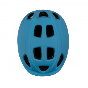 Casca de protectie pentru copii cu stickere personalizate, Mon Zoli Rolling, marime S, cu sistem de reglare, 52-56 cm, 5 ani+, albastra