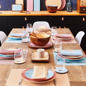 Set 6 Farfurii intinse, portelan - colectia Pattern Color - Img 6