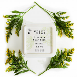 Baza de sapun Skin Said Yes cu glicerina - 2.3 kg, pentru prepararea sapunului organic, transparent, vegan, testat dermatologic