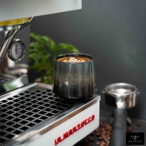 Cesti barista pentru cappuccino, Infinity, ceramica stoneware, set 4 x 220 ml - Img 3