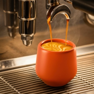 Set 4 Cesti cafea Espresso, colectia Luxe, ceramica, bej pastelat, 90 ml - Img 8