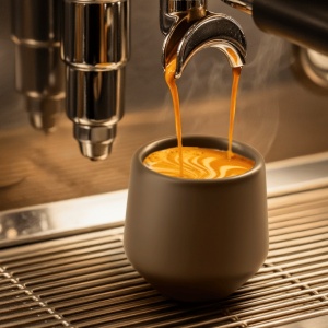 Set 4 Cesti cafea Espresso, colectia Luxe, ceramica, negru, 90 ml - Img 8
