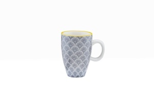 Set 6 Cesti de espresso, PATTERN Eclipse, portelan, 90 ml, multicolor - Img 3