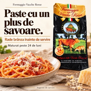 Branza italiana Formaggio Vacche Rosse, Antica Corte, maturata peste 24 luni - Img 8