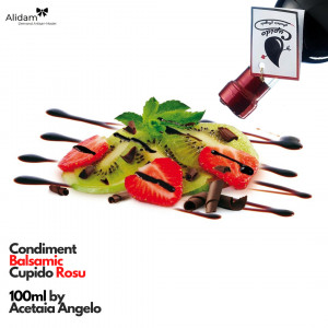 Otet balsamic traditional, Cupido Rosso di Acetaia Angelo, Modena, Condiment fin si delicat, invechit 20 de ani
