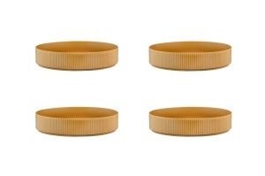 Set 4 Farfurii adanci, SCANDI Ocher by Björn, ceramica, Ø21,5cm, 100cl, galben ocru - Img 6