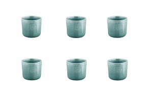 Set 6 Cesti de cafea, MAGMA Cobalt, ceramica glazurata, 200ml, albastru - Img 5