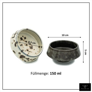 Cesti barista pentru cappuccino, Barista, ceramica stoneware, set 2 x 150 ml - Img 2