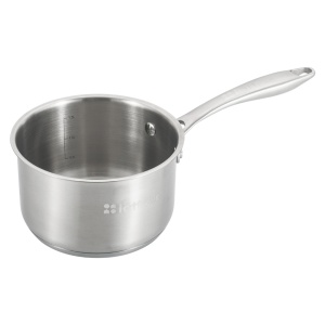 Oala inox Ø16 cm, 1.5 L, cu coada, Vita Collection, Full Induction 5x, interior gradat