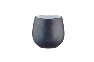 Set 4 Cani Cafea/Latte, Gourmet Onyx, ceramica, design negru mat, 400ml - Img 3