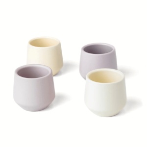 Set 4 Cesti cafea Espresso, colectia Luxe, ceramica, Cream Rose, 90 ml - Img 10