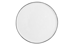 Set 4 Farfurii mari intinse, colectia Pure, gresie ceramica, alb, Ø27,5 cm - Img 4