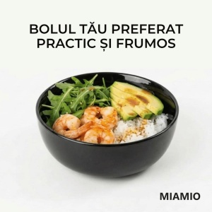Set 6 Boluri ceramice, Le Papillon, Negru, Ø15cm, 500 ml - Img 3