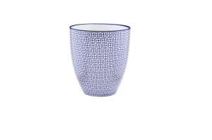 Set 6 Cani de cafea, PATTERN Blue, portelan, 300 ml, albastru model - Img 5