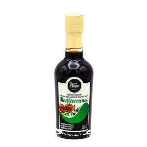 Condiment cu otet balsamic de Modena IGP, Terra del Tuono, Mediteranean, cu ierburi aromatice, 100 ml